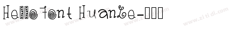 HelloFont HuanLe字体转换